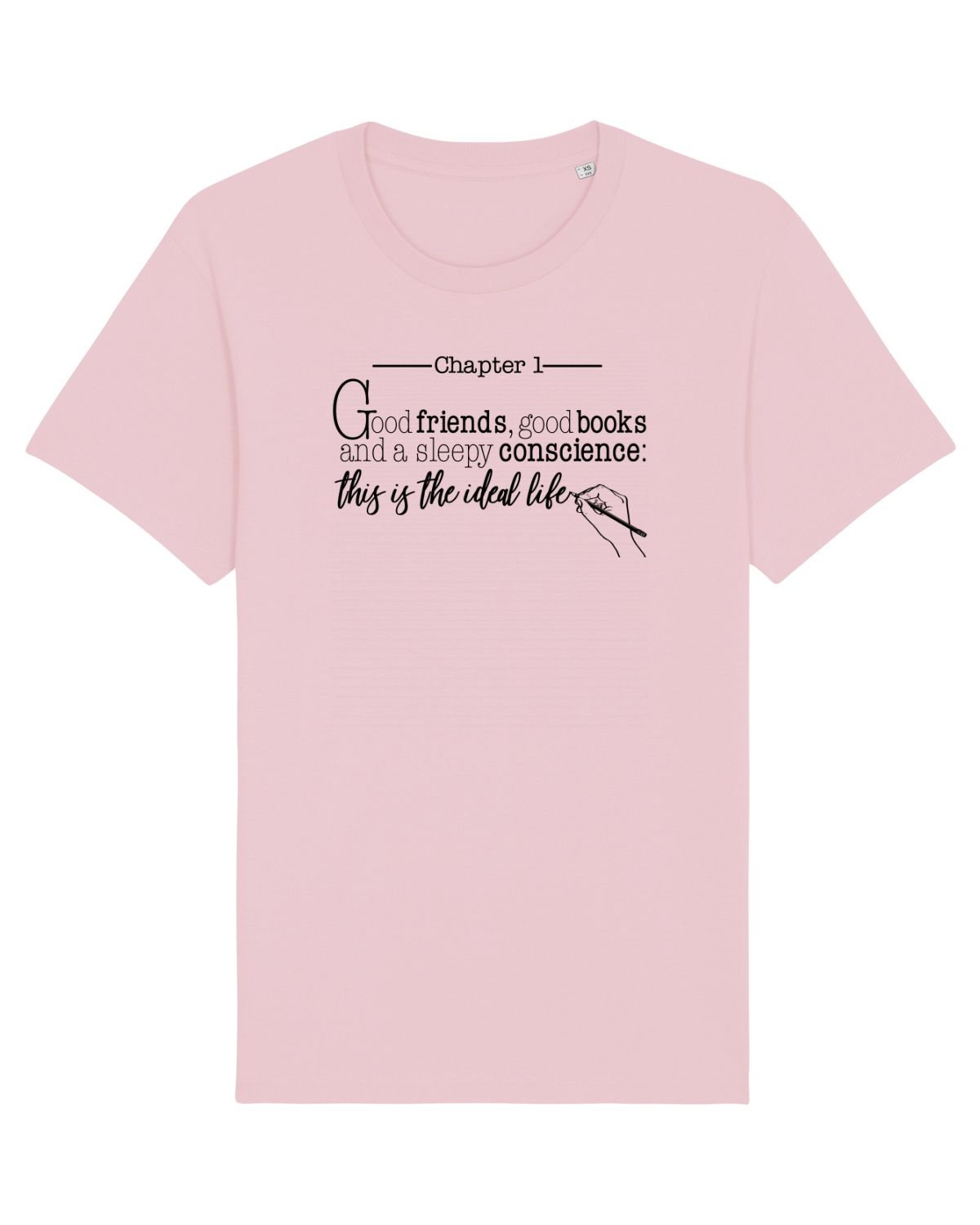 Tricou mânecă scurtă Unisex Rocker Cotton Pink