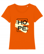 Hope Tricou mânecă scurtă guler larg fitted Damă Expresser