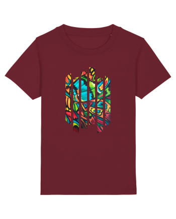 Butterfly Paint Burgundy