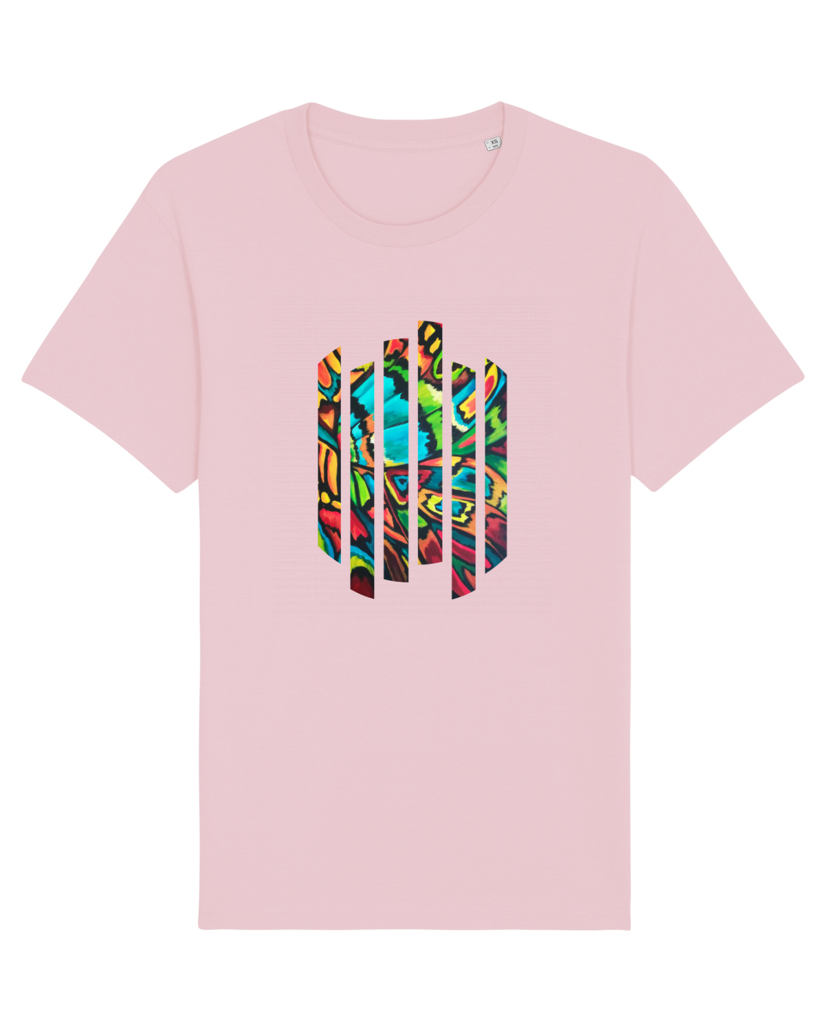 Tricou mânecă scurtă Unisex Rocker Cotton Pink