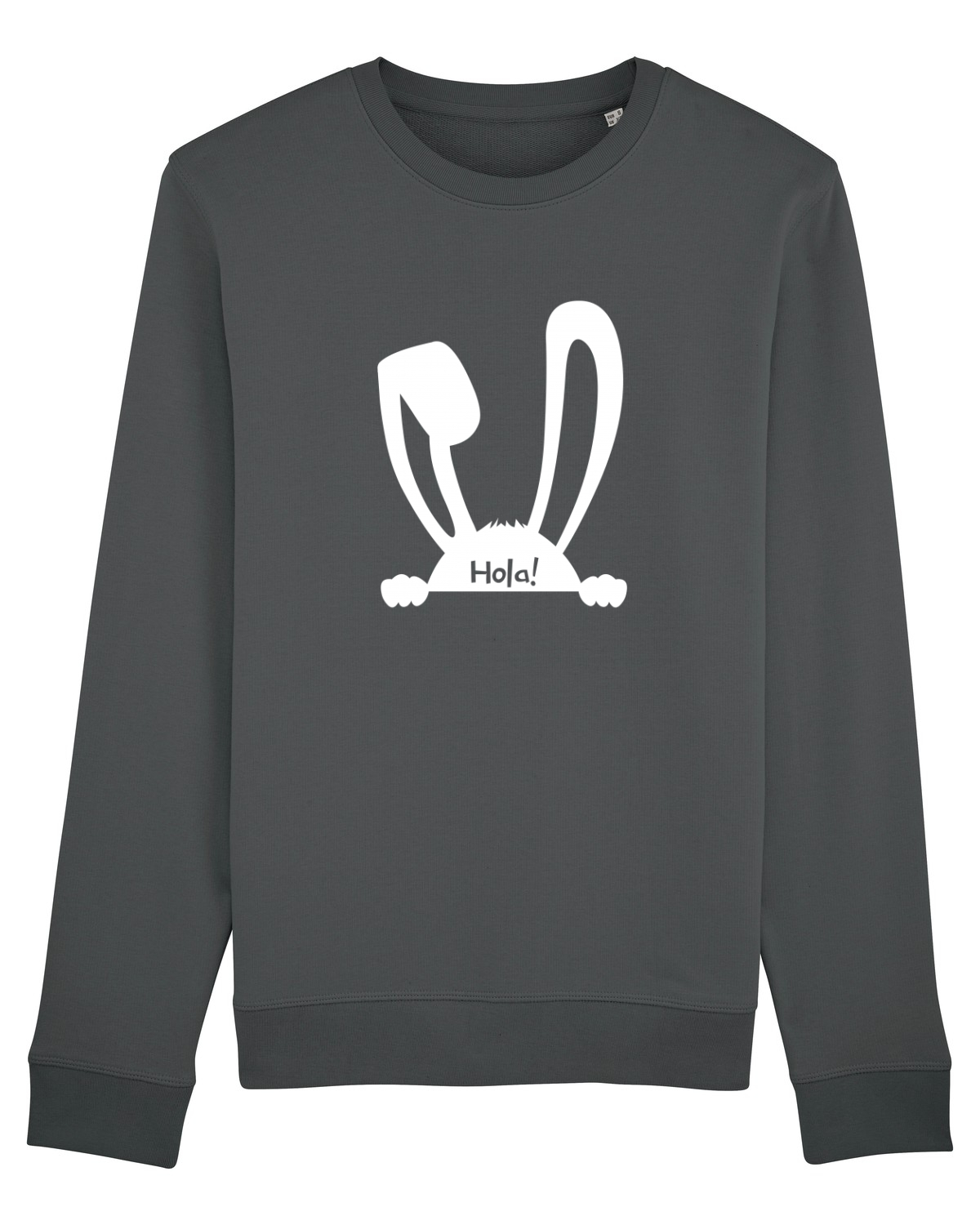 Bluză mânecă lungă Unisex Rise Anthracite