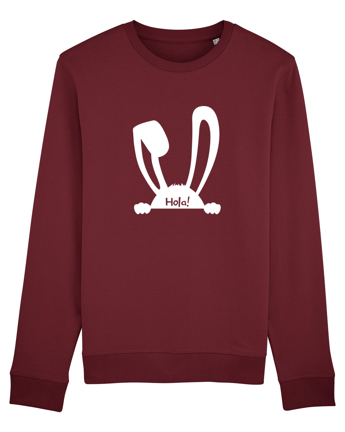 Bluză mânecă lungă Unisex Rise Burgundy