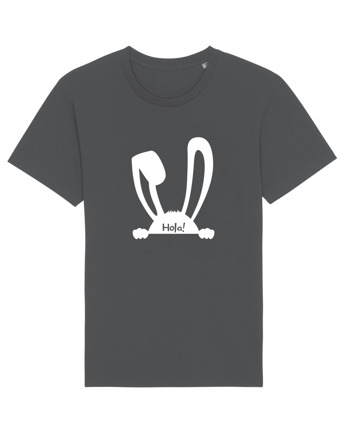 Tricou mânecă scurtă Unisex Rocker Anthracite