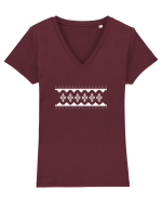 Traditional 2 Tricou mânecă scurtă guler V Damă Evoker
