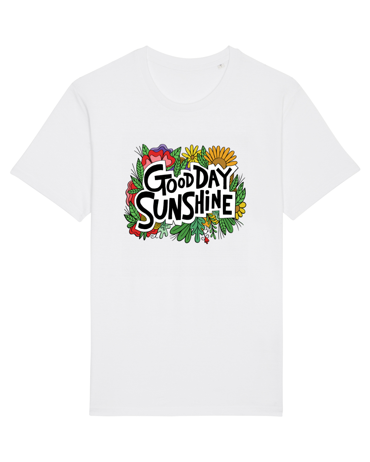Tricou mânecă scurtă Unisex Rocker White