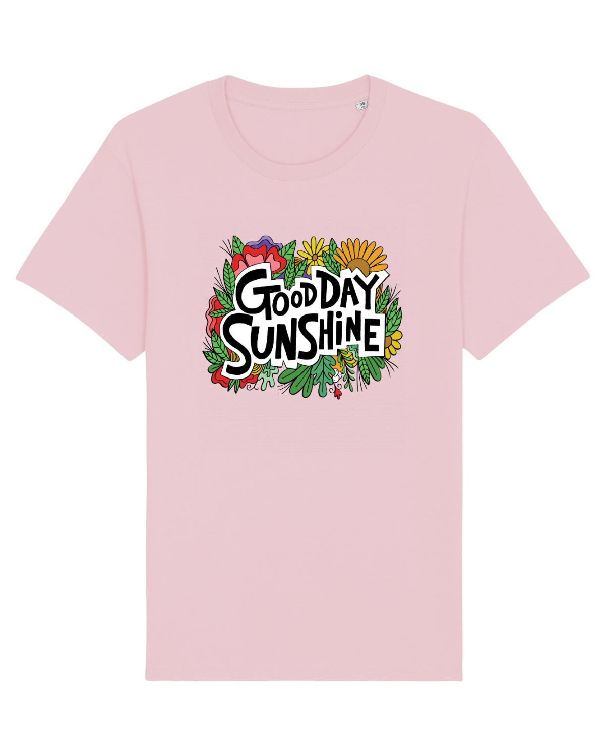 Tricou mânecă scurtă Unisex Rocker Cotton Pink