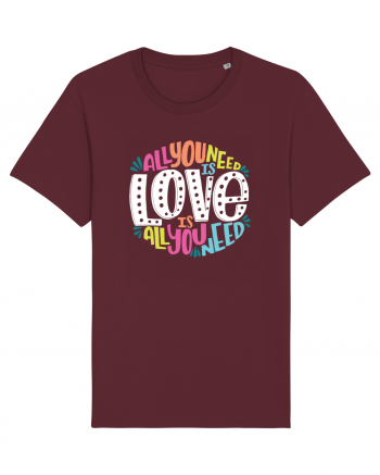 All You Need Is Love Burgundy