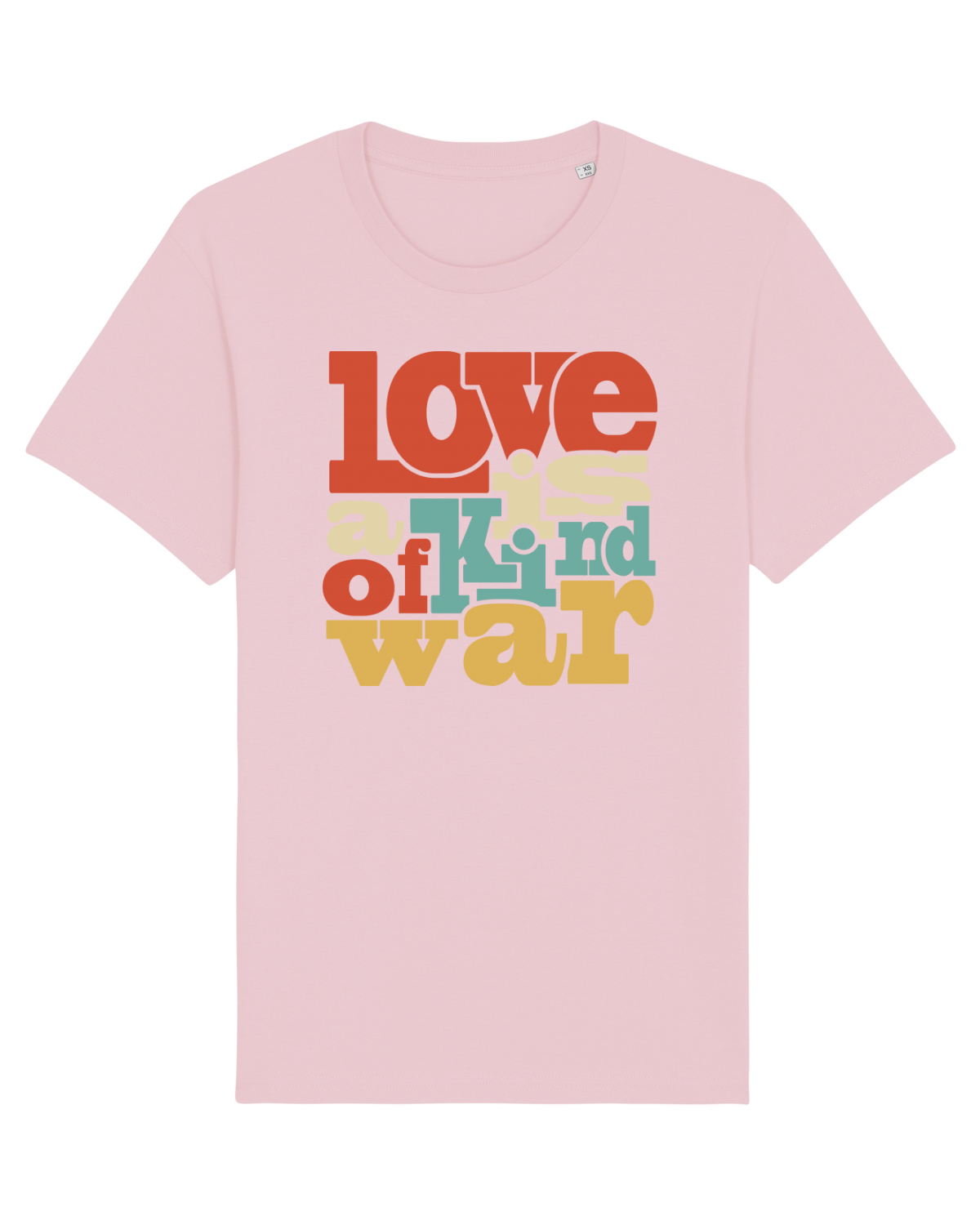 Tricou mânecă scurtă Unisex Rocker Cotton Pink