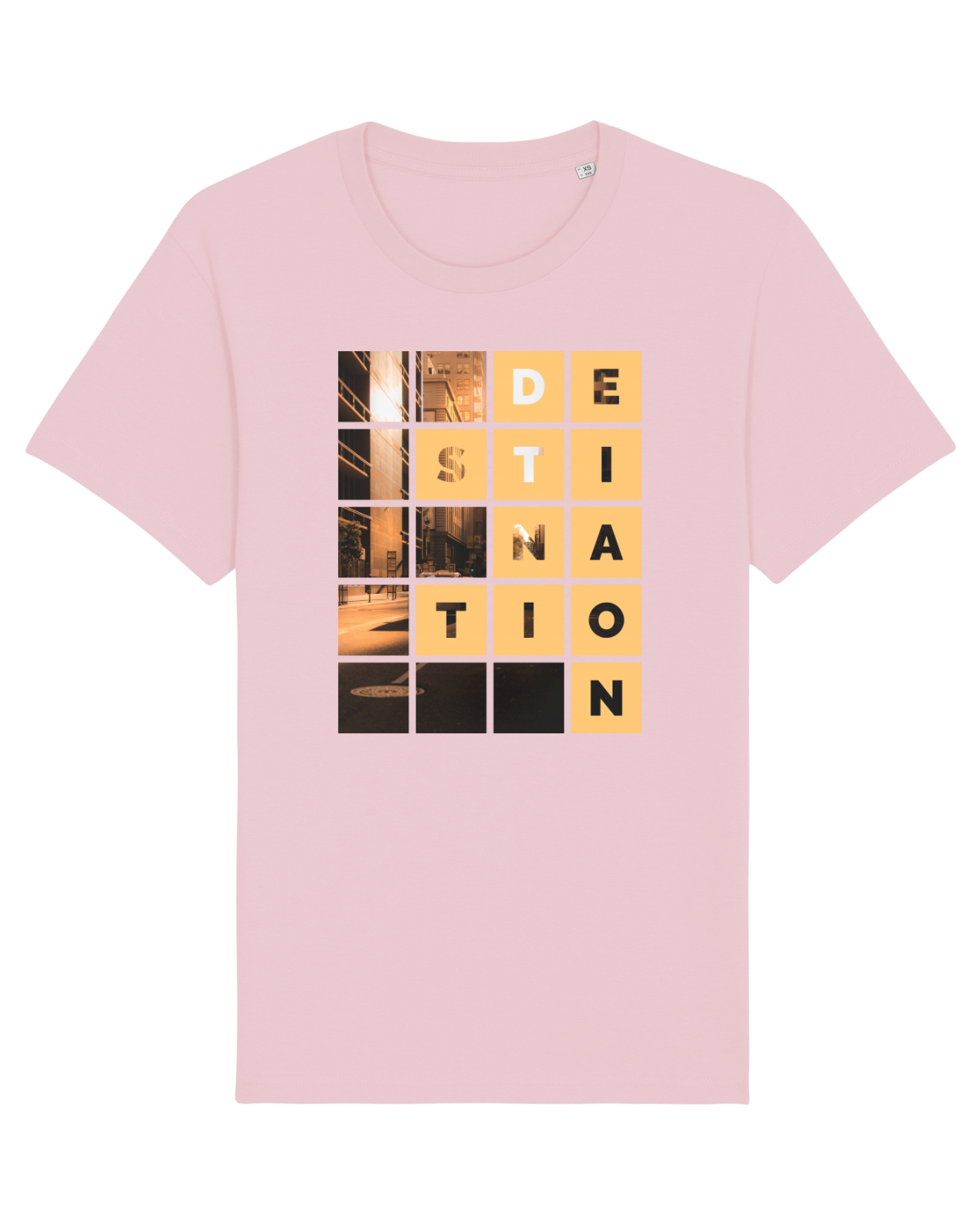 Tricou mânecă scurtă Unisex Rocker Cotton Pink