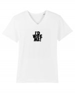 I'd Wife Me! Tricou mânecă scurtă guler V Bărbat Presenter