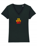 I'd Wife Me! Tricou mânecă scurtă guler V Damă Evoker