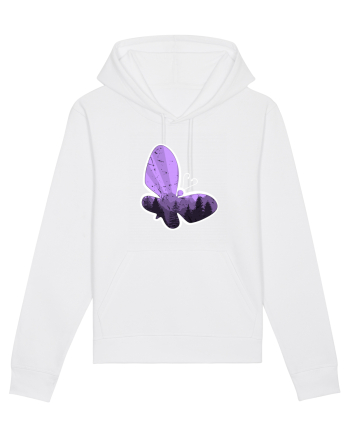 Fluture mov White