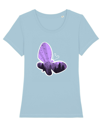 Fluture mov Sky Blue