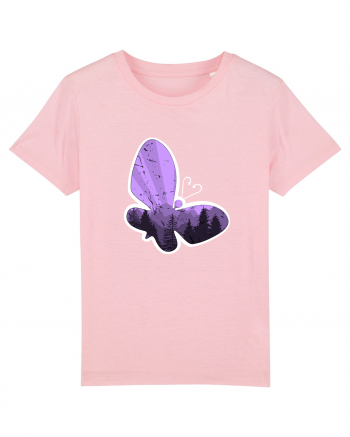 Fluture mov Cotton Pink