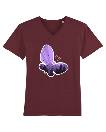 Fluture mov Burgundy