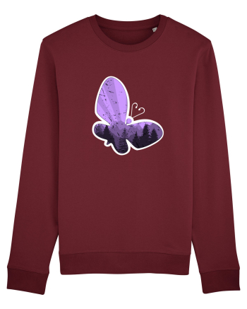 Fluture mov Burgundy