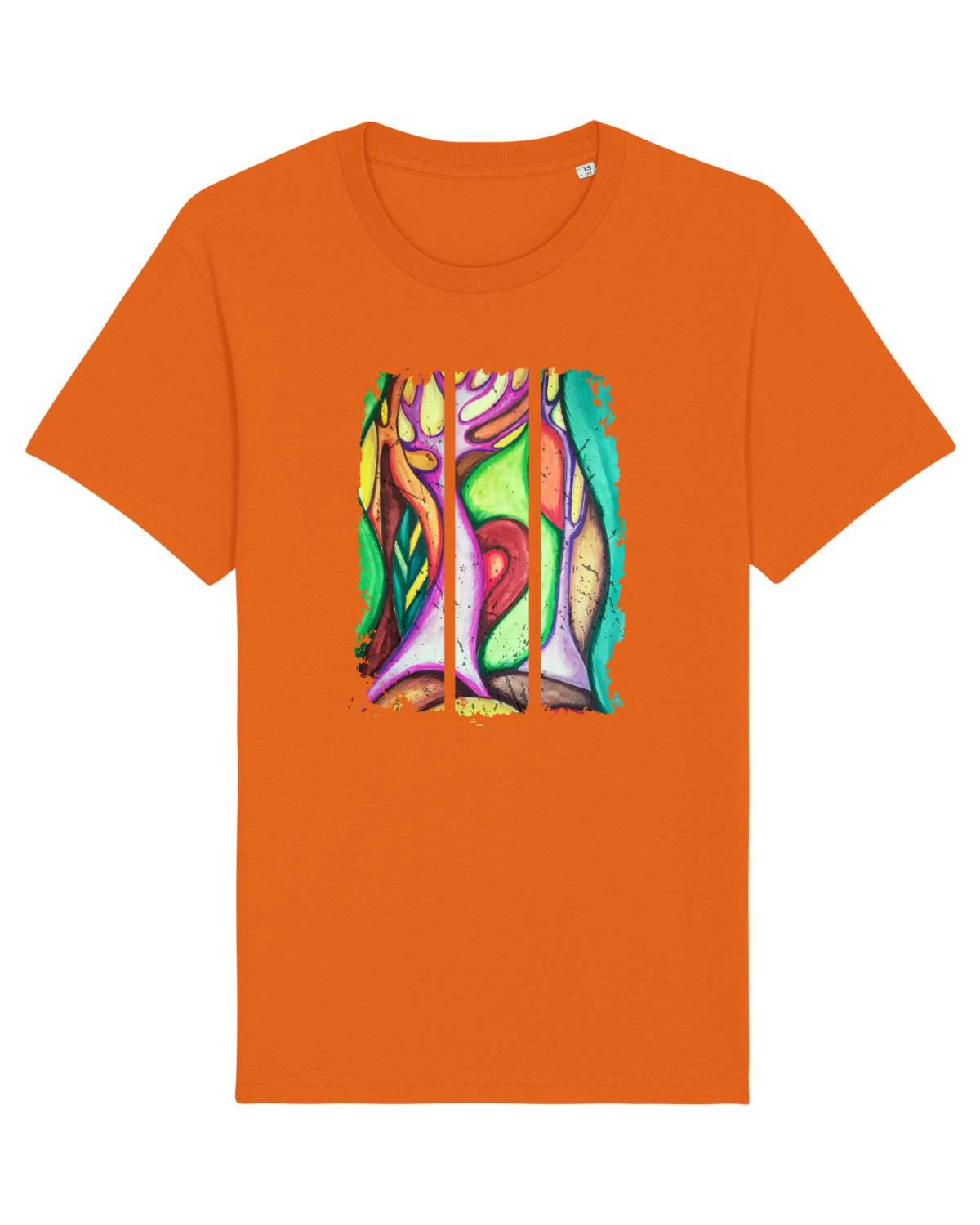Tricou mânecă scurtă Unisex Rocker Bright Orange