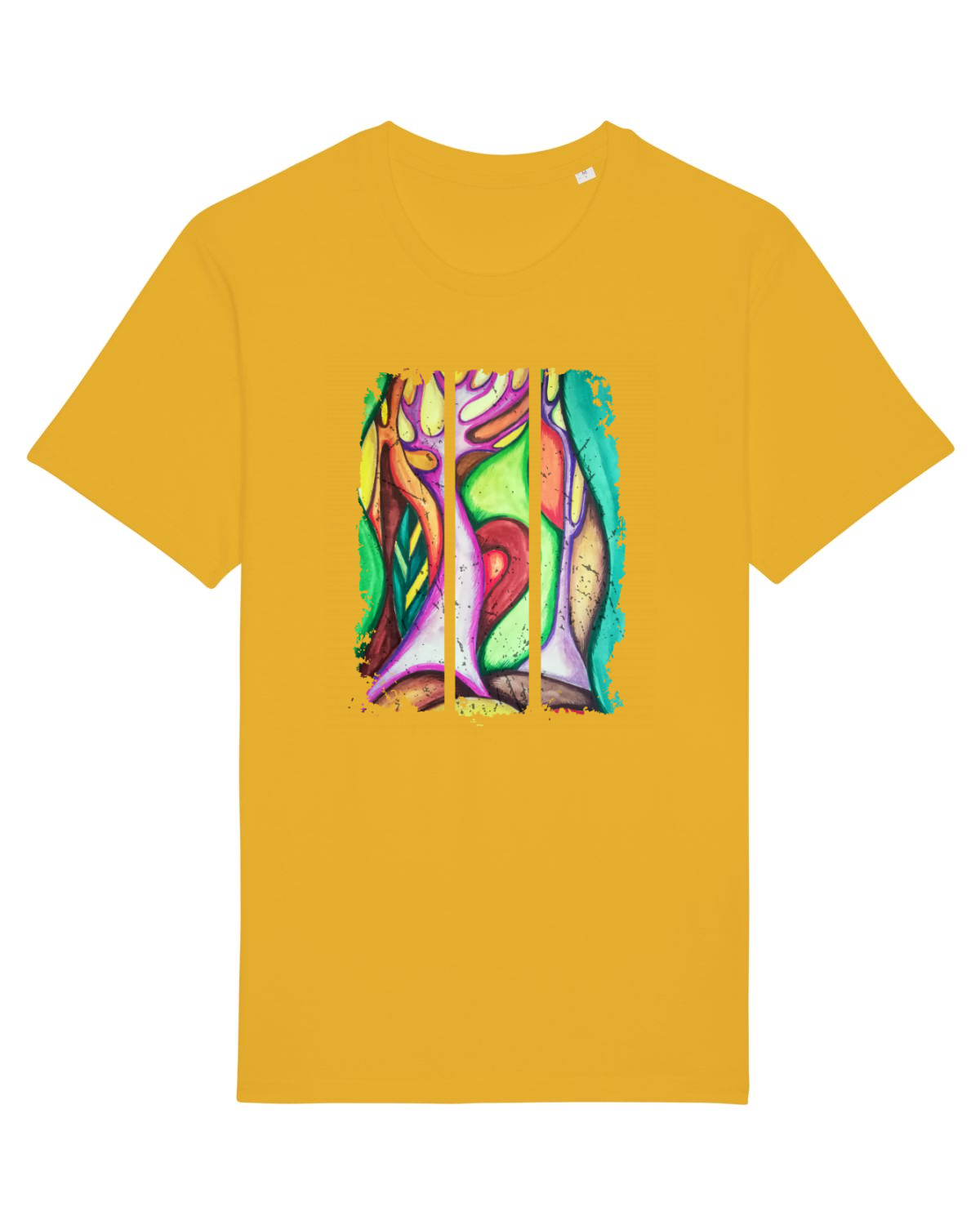 Tricou mânecă scurtă Unisex Rocker Spectra Yellow