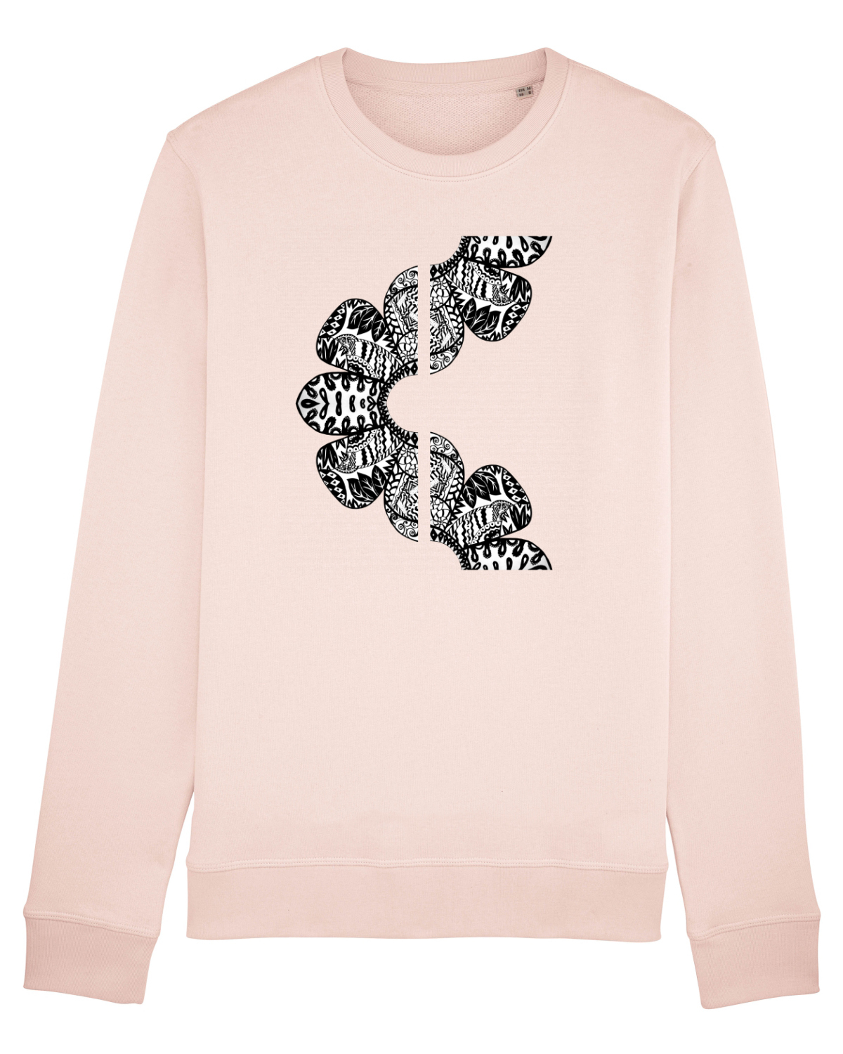 Bluză mânecă lungă Unisex Rise Candy Pink