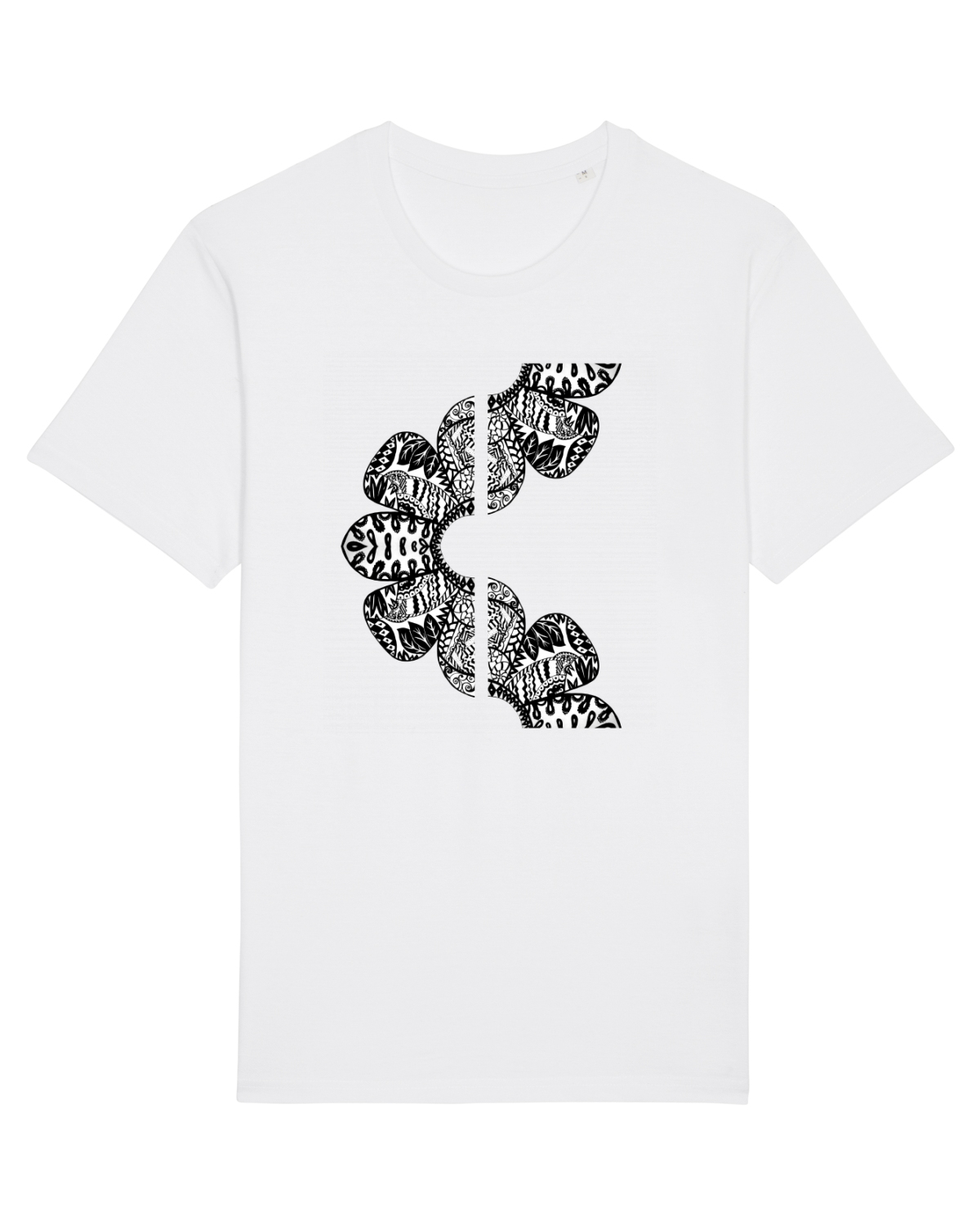 Tricou mânecă scurtă Unisex Rocker White
