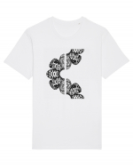Petale abstracte Tricou mânecă scurtă Unisex Rocker