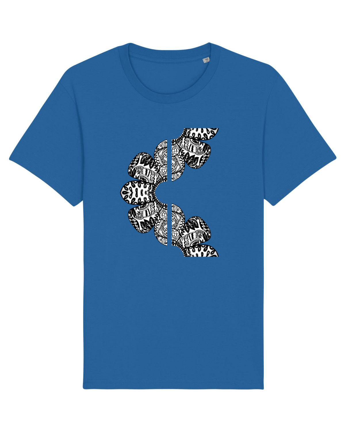 Tricou mânecă scurtă Unisex Rocker Royal Blue