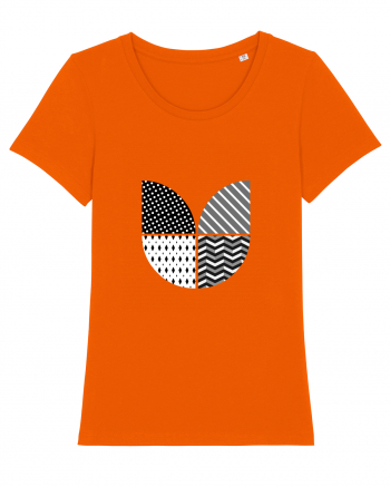 Geometrice Bright Orange