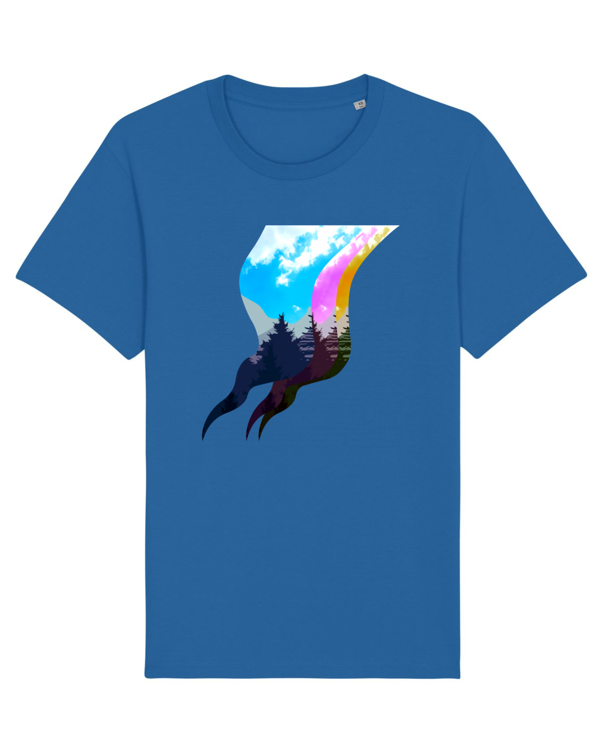 Tricou mânecă scurtă Unisex Rocker Royal Blue