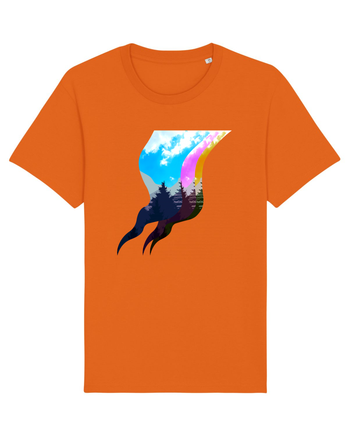 Tricou mânecă scurtă Unisex Rocker Bright Orange