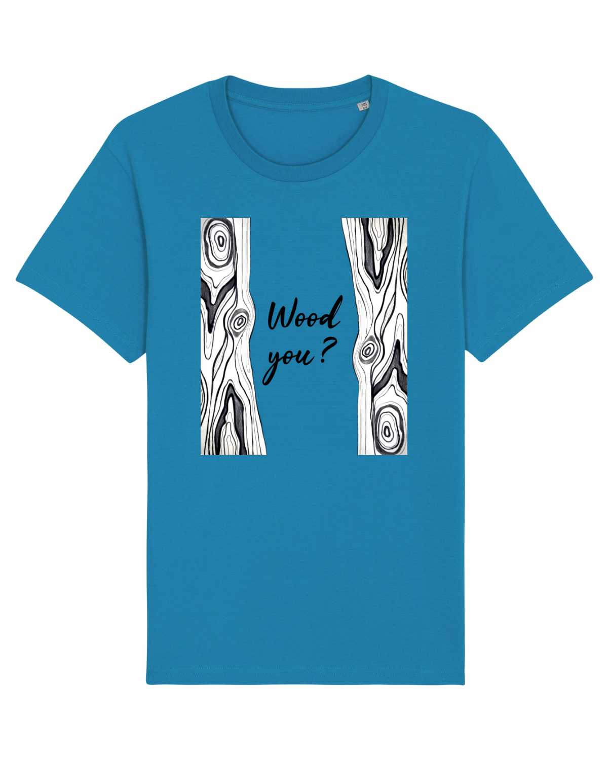 Tricou mânecă scurtă Unisex Rocker Azur