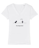 Nu merge netul Tricou mânecă scurtă guler V Damă Evoker