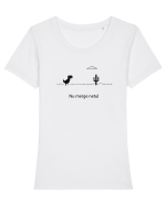 Nu merge netul Tricou mânecă scurtă guler larg fitted Damă Expresser