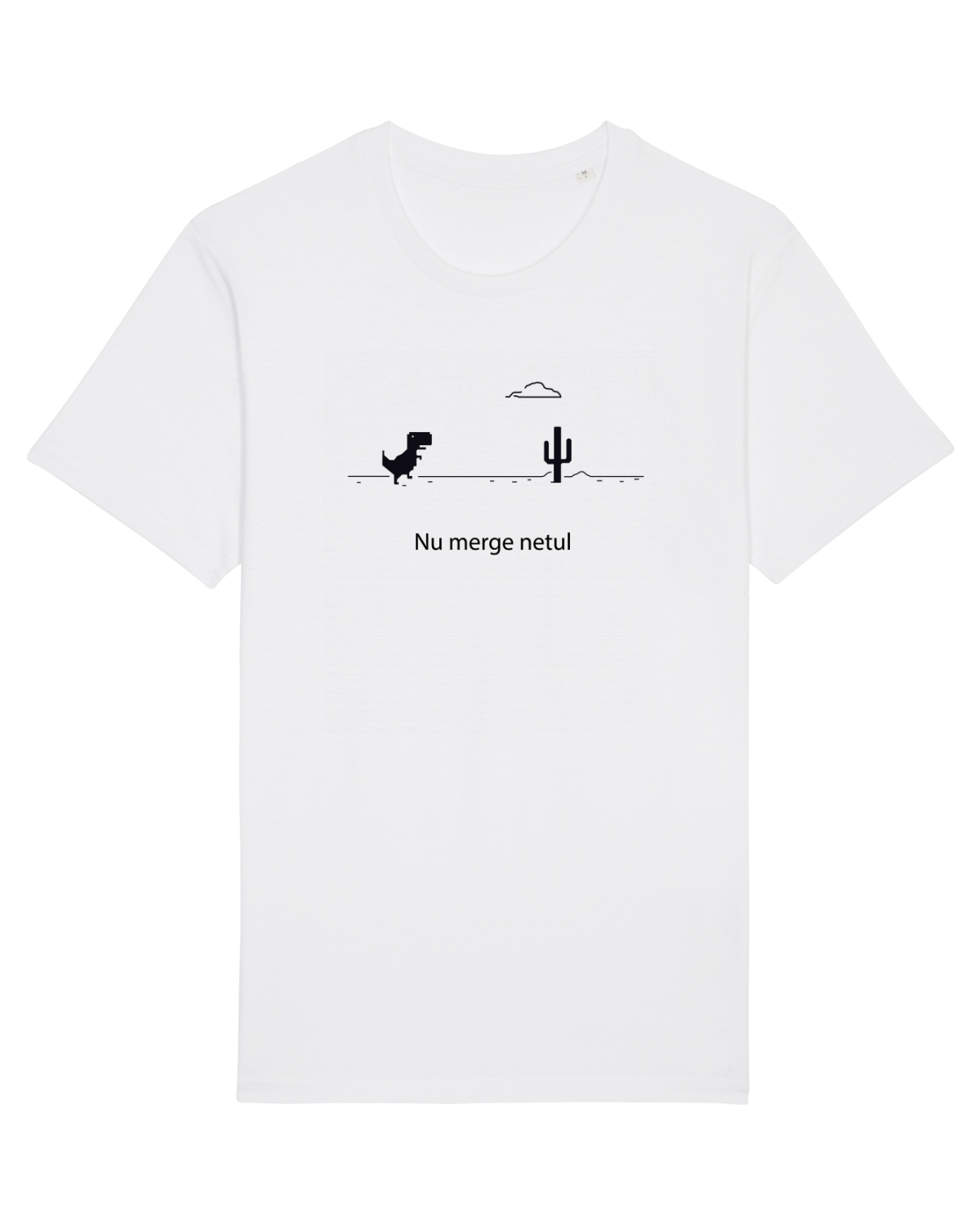 Tricou mânecă scurtă Unisex Rocker White