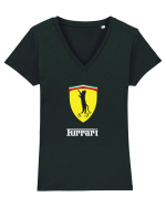 Furrari Tricou mânecă scurtă guler V Damă Evoker