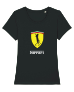 Furrari Tricou mânecă scurtă guler larg fitted Damă Expresser