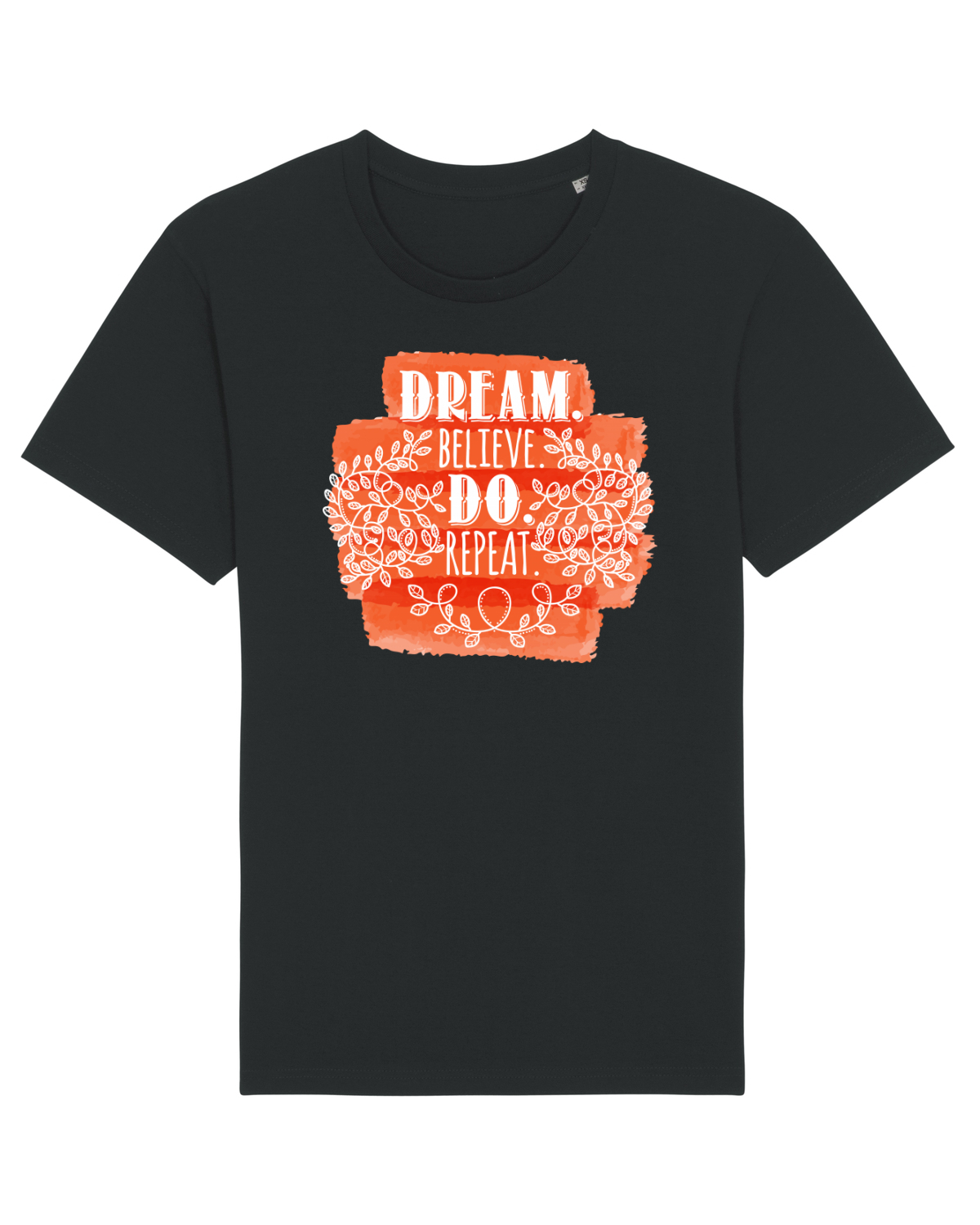 Tricou mânecă scurtă Unisex Rocker Black