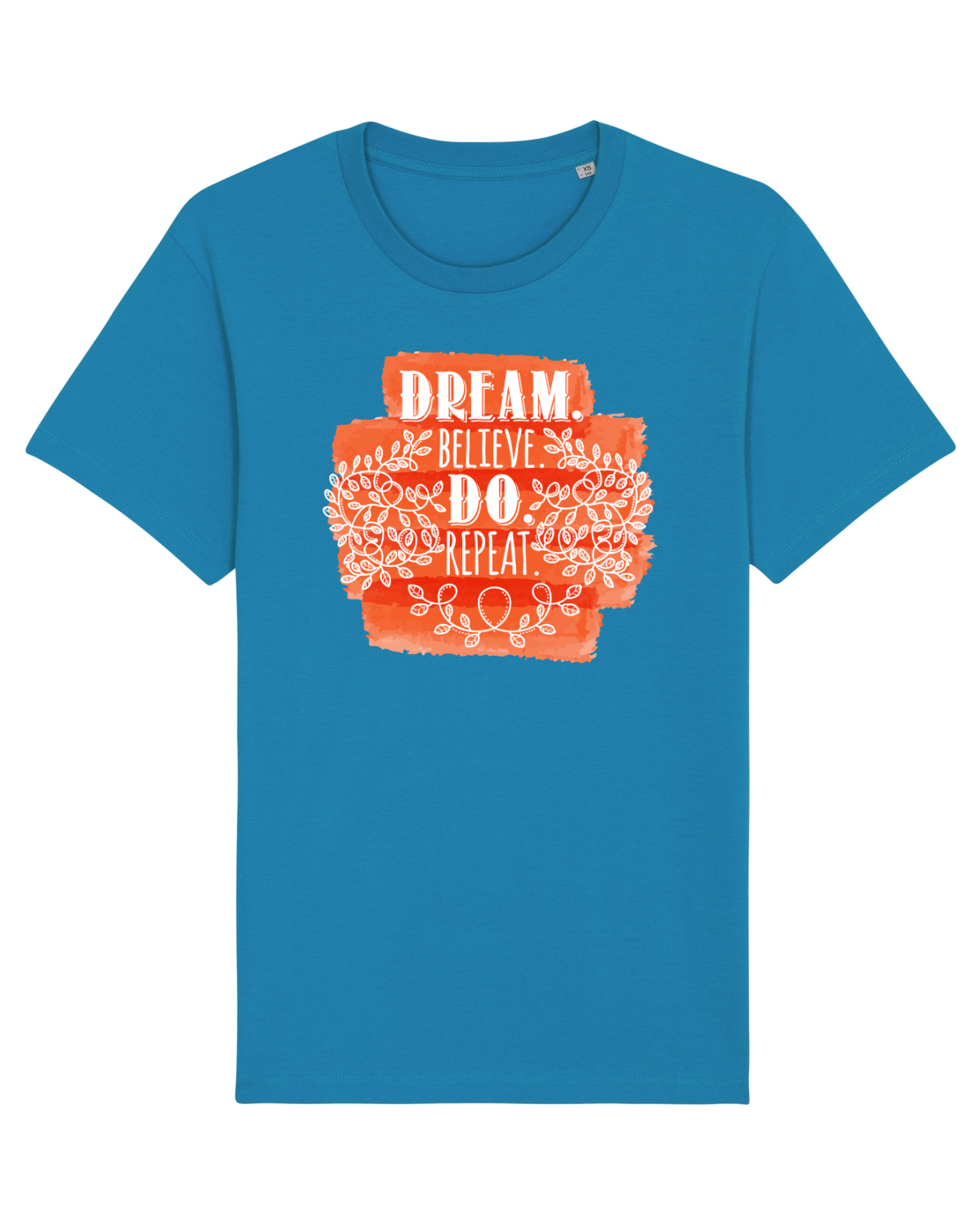 Tricou mânecă scurtă Unisex Rocker Azur