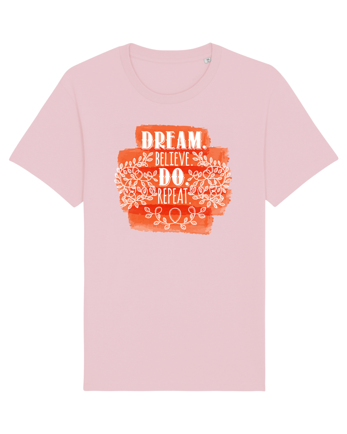 Tricou mânecă scurtă Unisex Rocker Cotton Pink