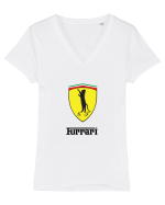 Furrari Tricou mânecă scurtă guler V Damă Evoker
