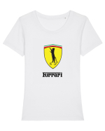 Furrari Tricou mânecă scurtă guler larg fitted Damă Expresser