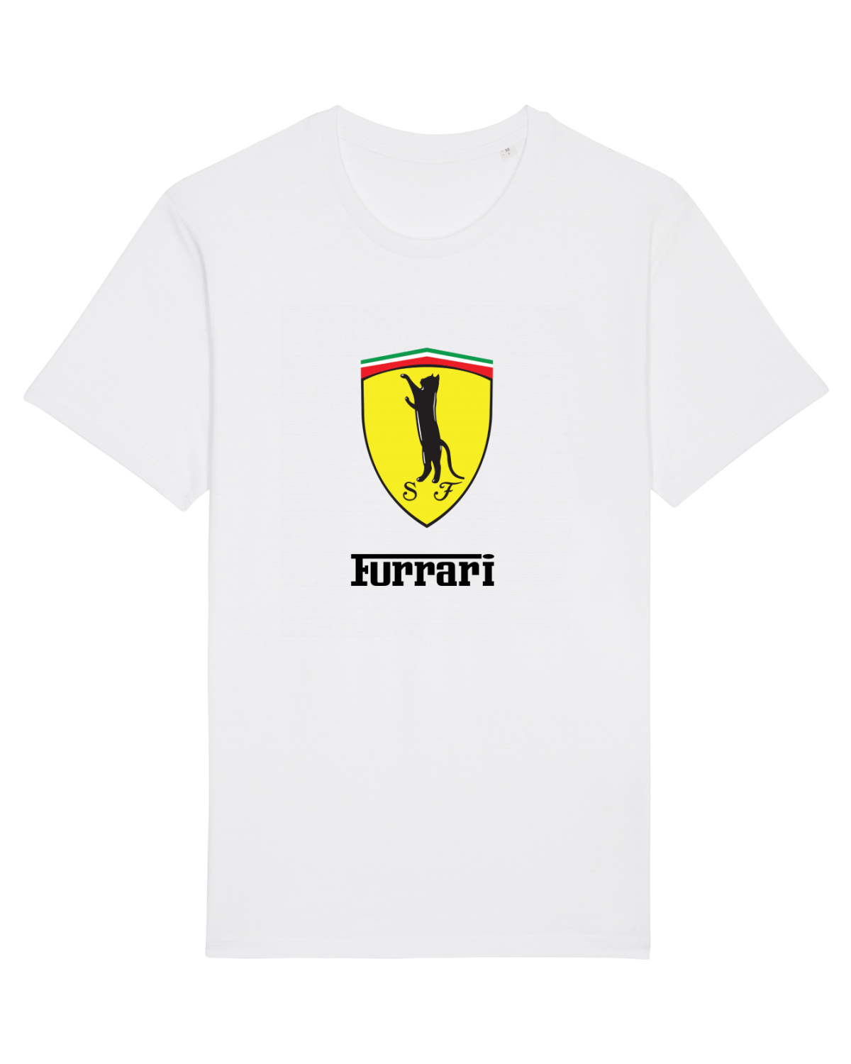 Tricou mânecă scurtă Unisex Rocker White