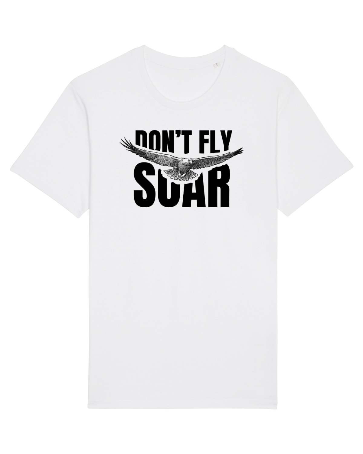 Tricou mânecă scurtă Unisex Rocker White