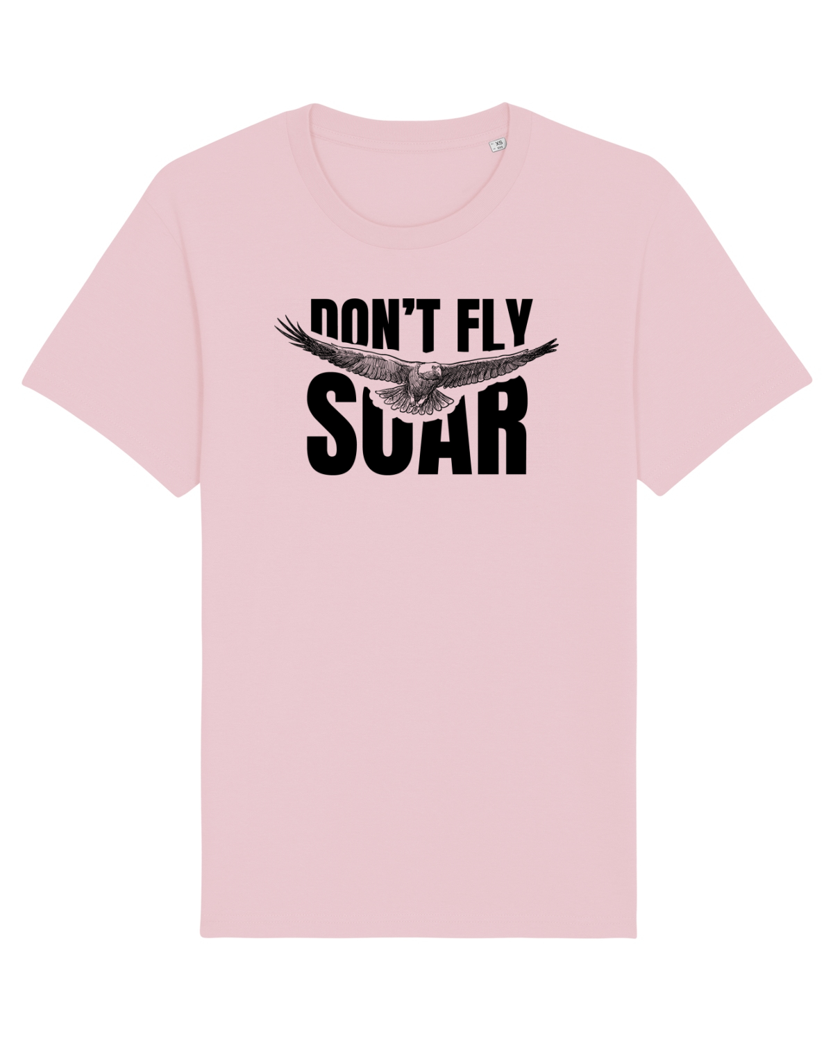 Tricou mânecă scurtă Unisex Rocker Cotton Pink