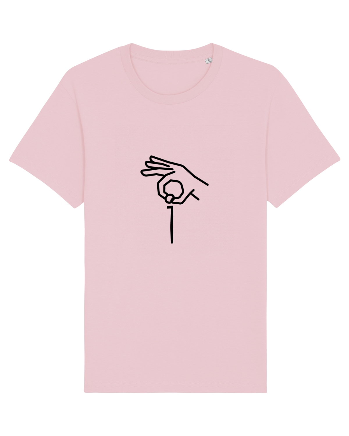 Tricou mânecă scurtă Unisex Rocker Cotton Pink