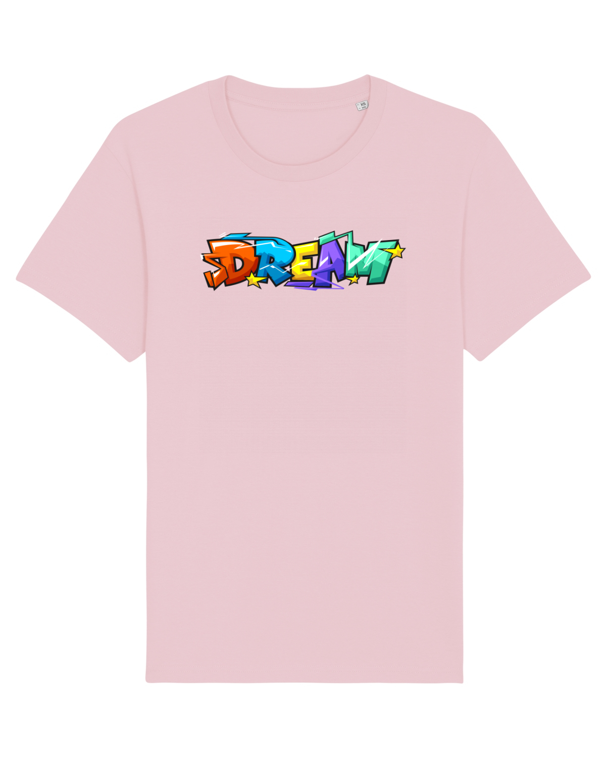 Tricou mânecă scurtă Unisex Rocker Cotton Pink