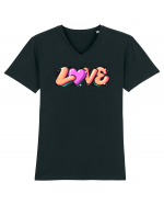 Colour Love Tricou mânecă scurtă guler V Bărbat Presenter