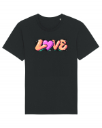 Colour Love Tricou mânecă scurtă Unisex Rocker