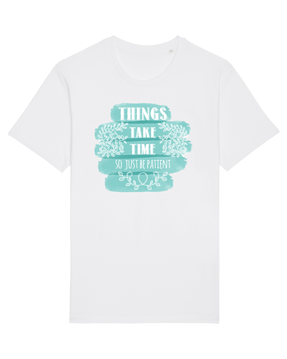 Tricou mânecă scurtă Unisex Rocker White