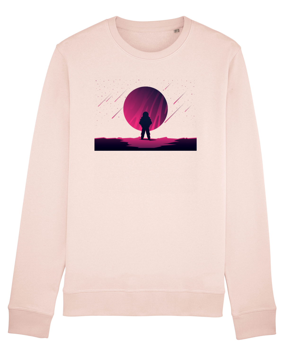 Bluză mânecă lungă Unisex Rise Candy Pink