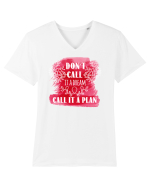 Crede și îndeplinește Tricou mânecă scurtă guler V Bărbat Presenter